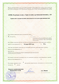 Лицензия (лист2)