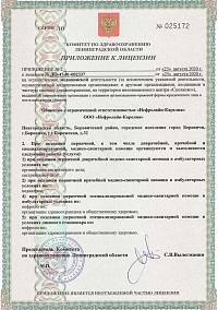 Лицензия ООО Нефролайн-Карелия (лист 4)