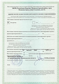 Лицензия ООО Нефролайн-Карелия (лист 2)